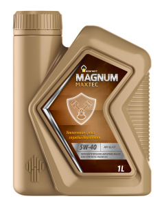 Масло моторное 5w40 п/с Роснефть Magnum Maxtec  1л (SL/CF) /кор.12шт/
