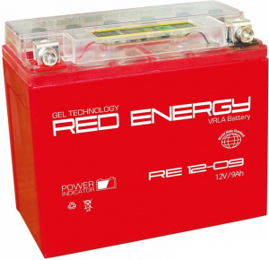 Аккумулятор 6СТ 9 Red Energy мото AGM (тип YTX9-BS)