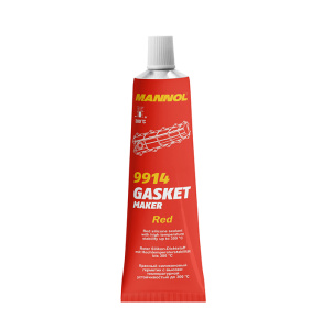 Герметик-прокладка красный силиконовый (от -50С до +300С) Gasket Maker Red 9914 85гр /кор.12шт/