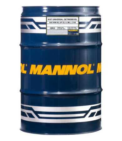 Масло трансмис. 80w90 мин. Mannol Universal Getriebeoel 208л (GL-4)