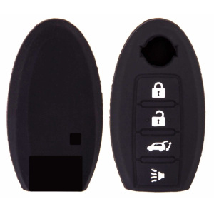 Чехол на ключ автомобильный SKYWAY силиконовый NISSAN(4 кнопки)