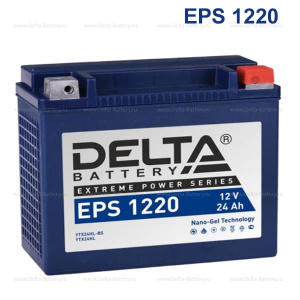 Аккумулятор 6СТ DELTA AGM EPS 12V20 Ач о.п (тип YTX24HL-BS)