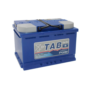 Аккумулятор 6ст 75 о.п. TAB POLAR BLUE/ 57549 B