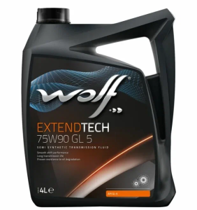 Масло трансмиссионное 75w90 п/с WOLF EXTENDTECH  4л (GL-5) /кор.4шт/