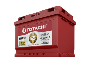 Аккумулятор TOTACHI NIRO MF 55562 55а/ч R