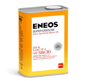 Масло моторное  5w30 п/с ENEOS Super Gasoline 1л (SL;GF-3) /кор.20шт/