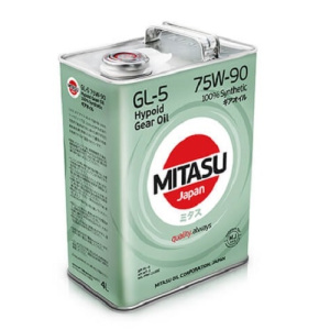 Масло трансмиссионное 75w90 син. MITASU GEAR OIL 20л  (API GL-5)