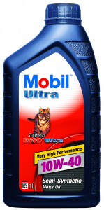 Масло моторное 10w40 п/син.Mobil Ultra  1л (SL/SJ/CF) /кор.12шт/