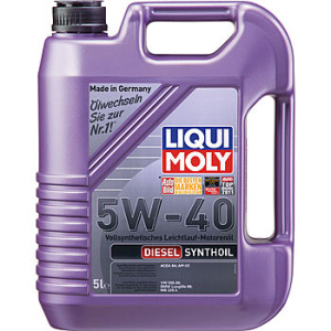 Масло моторное 5w40 син LIQUI MOLY Diesel Synthoil 5л под заказ