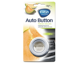 Освежитель на дефлектор гелевый кнопка Auto button (Свежая дыня)/выводится