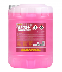 Антифриз  10л  (10,74кг) /-40С/ Antifreeze AF12+ Longlife / красный