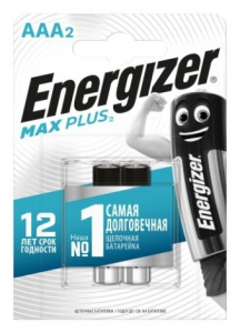 Батарейка Energizer MAX E92/AAA BP 2шт. мизинчиковая/кор.12шт./