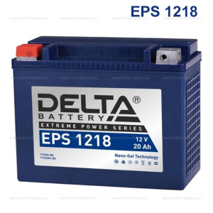 Аккумулятор 6СТ DELTA AGM EPS 12V18 Ач п.п (тип YTX20-BS)