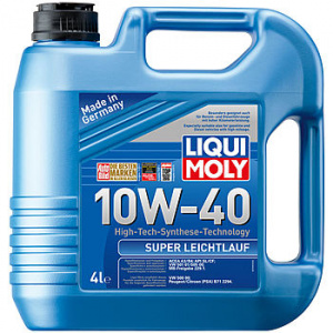 Масло моторное 10w40 п/син LIQUI MOLY Super Leichtlauf 4л под заказ
