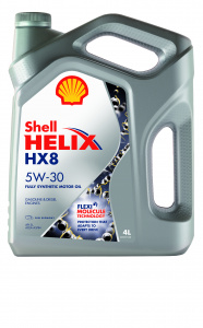 Масло моторное 5w30 син. Shell Helix НХ8   4л (SL/CF) /кор.4шт/