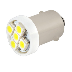 Лампа диод T8,5 (T4W) 12V 5 SMD Блистер с цоколем BA9S 1-конт Белая  SKYWAY Габариты компл.2шт/вывод