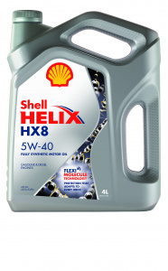 Масло моторное 5w40 син. Shell Helix НХ8 Synthetic А3/В3/В4   4л (SN/CF) /кор.4шт/