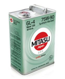 Масло трансмиссионное 75W-90 п/син. MITASU GEAR OIL 4л (GL-4) /кор.6шт/