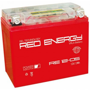 Аккумулятор 6СТ 5 Red Energy мото AGM (тип YTX5L-BS)