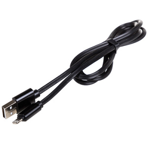 Кабель USB - Lightning 6.5А быстрая зарядка 1м черный в коробке SKYWAY/выводится