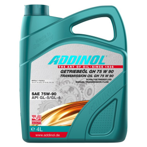 Масло трансмиссионное 75W-90 GH Getriebeöl ADDINOL, 4л /кор.4шт/
