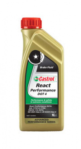Т/ж Castrol DOT-4 React Performance 1 л (Response Super) /кор.12шт/