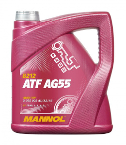 Жидкость для автомат трансмис. Mannol ATF AG55   4л /кор.4шт/замена MN8212-4ME