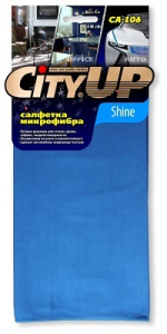 Салфетка из микрофибры "City Up" CA-106 "SHINE" 35*40см 
