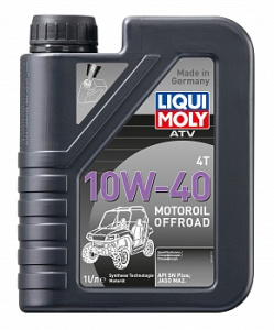 Масло моторное 10w40 син LIQUI MOLY ATV 4T Motoroil Offroad 1л замена на 3055