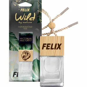 Освежитель подвесной бутылочка FELIX WILD BY NATURE Африканский лев /кор.20шт/