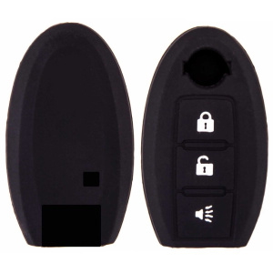 Чехол на ключ автомобильный SKYWAY силиконовый NISSAN(3 кнопки)