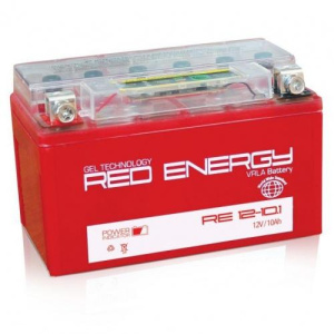Аккумулятор 6СТ 10 Red Energy мото AGM (тип YTZ10S)