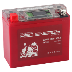 Аккумулятор 6СТ 12 Red Energy мото AGM (тип YT12B-BS)