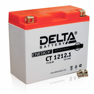 Аккумулятор 6СТ DELTA AGM 12V12 Ач п.п СТ12121
