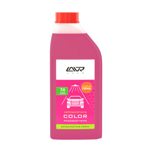 Шампунь для бесконтактной мойки COLOR розовая пена, 1 л /кор.12 шт/