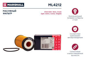 ФОМ MARSHALL ML4212 (MANN HU612/2x, SCT SH4044P) /кор.30шт/
