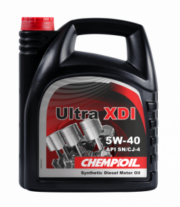 Масло моторное 5w40 син. Chempioil Ultra XDI   5л (SN/CJ-4; A3/B4) /кор.4шт/