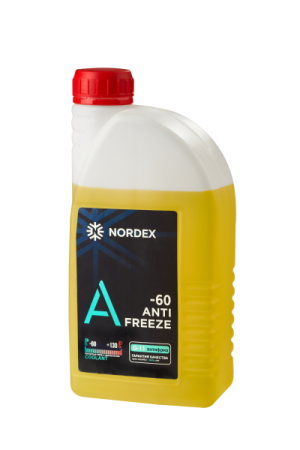 Охлаждающая жидкость Антифриз NORDEX -60 желтый 1 кг (2)