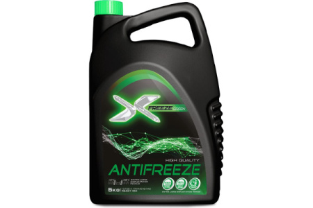 Антифриз X-freeze Green (зеленый) 5кг АКЦИЯ!!!