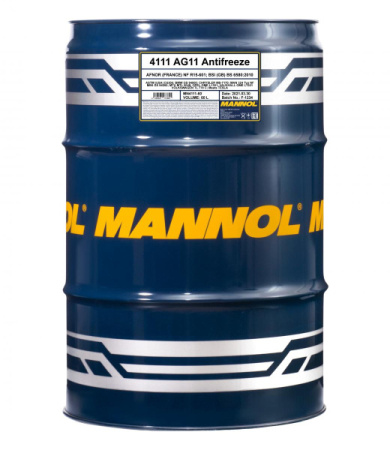Антифриз концентрат Mannol Antifreeze AG11 Longterm  60л (68,22кг)/синий