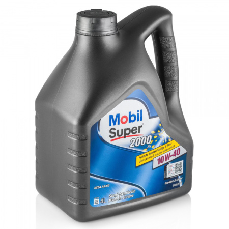 Масло моторное 10w40 п/c. Mobil Super 2000 X1   4л. (SL/SJ/CF) /кор.4шт/
