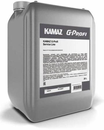 Масло трансмиссионное 80w90 п/син G-Profi Service Line GL-4 20л КАМАЗ (API GL-4)