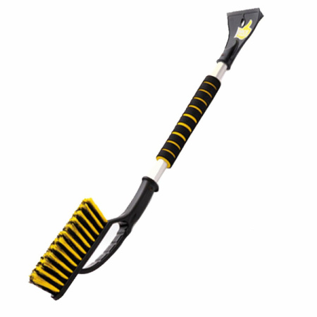 Щётка для снега со скребком "ГЛАВДОР" GL-604 75см, цвет в ассортименте /кор.10шт/