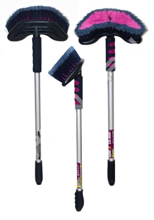 Щетка для мытья телескопическая на шланг 65-115см CU-607 City Up