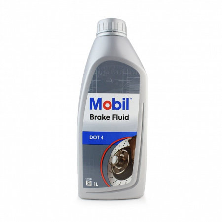 Т/ж Mobil Brake Fluid DOT 4 1л /кор.12 шт/