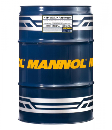 Антифриз концентрат Mannol Antifreeze AG13+ Advanced 208л (237,12кг)/желтый