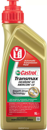 Масло трансмис. Castrol Transmax DEXRON-VI MERCON LV 1л/кор.12шт/ под заказ замена 15D747