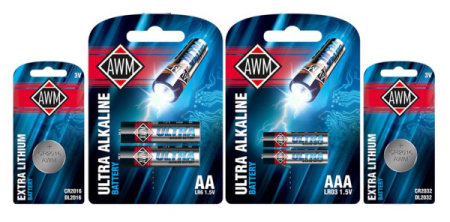 Батарейка мизинчиковая AWM AAA LR03 1,5V блистер (2шт) /кор.12шт/ВЫВЕДЕНА