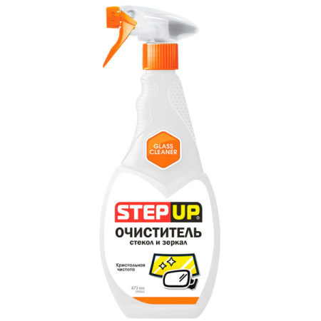 Очиститель стекол и зеркал GLASS CLEANER, 473 мл /кор.12шт/