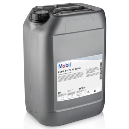 Масло моторное 5w50 син. Mobil-1 FS X1  20л (вместо 5w50 син. Mobil-1) (SN/SM/SL/SJ/CF)